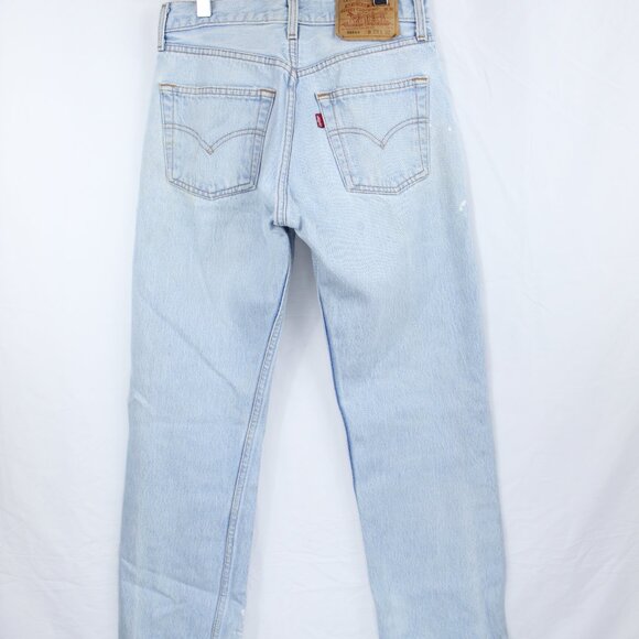 LEVI'S 501XX VINTAGE Y2K 2000 Light Blue Jeans Sz 29x32 Made In USA Button Fly - Picture 5 of 6